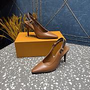 Louis Vuitton Escarpin ouvert Legacy pump brown - 3