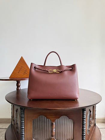 Bottega Veneta Large Andiamo bag red size 34x14x24.5cm