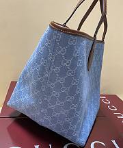 Gucci denim bag size 30.5x28x27 - 4