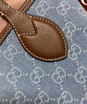 Gucci denim bag size 22x19x18 - 5