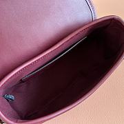 GG Emblem small shoulder bag red size 20.5x 13x 7cm - 3