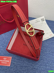 Vanlentino Belt 2cm red - 5
