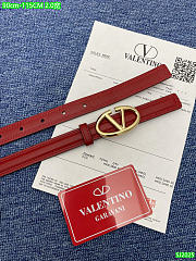 Vanlentino Belt 2cm red - 2