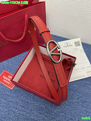 Vanlentino Belt 2cm red - AA - 5