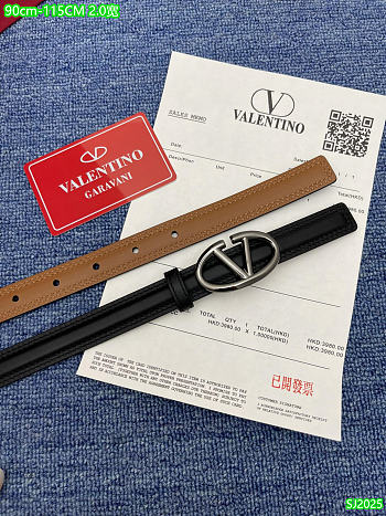 Vanlentino Belt 2cm red - AC