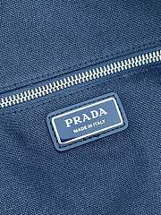 Prada Women's Blue Canvas Duffle Bag blue size 53×32×32cm - 6