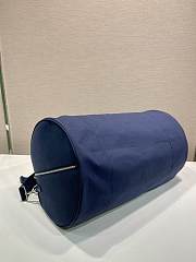 Prada Women's Blue Canvas Duffle Bag blue size 53×32×32cm - 2