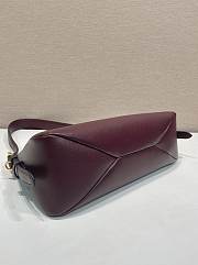 Prada Women's Purple Burgundy Prada Aimée Medium Shoulder Bag 31x18x10cm - 5