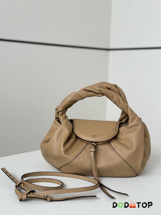 Fendi spy logo bag beige size 32x12x18cm - 1