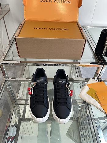 Louis Vuitton Time Out Sneaker cherry black