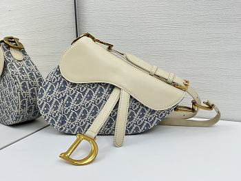 Dior Saddle Bag Saddle Strap beige Size 24x20x7cm