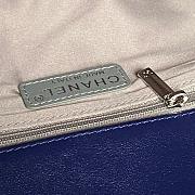 Chanel Vintage blue bag size 36X24X12 cm - 6