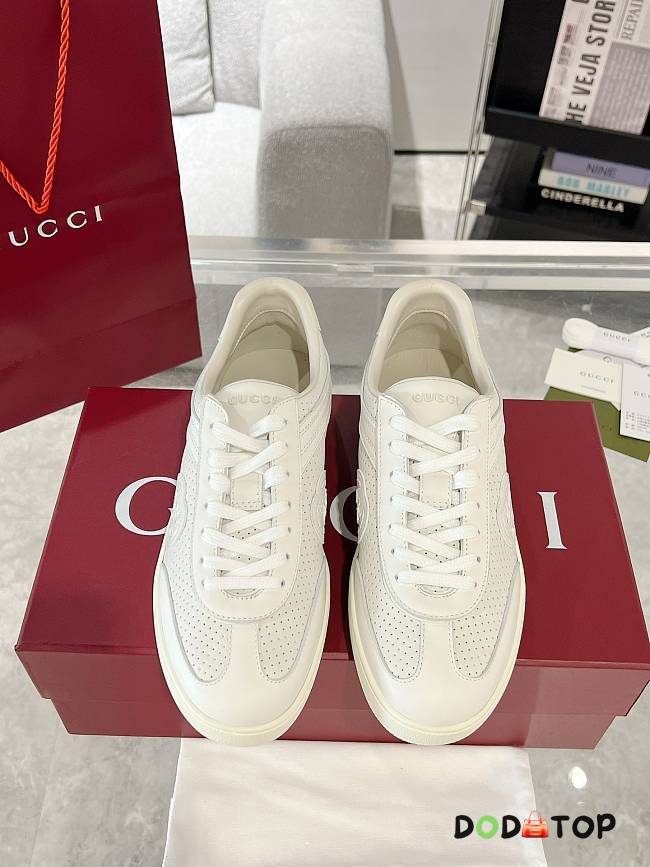 Gucci G75 Men's Sneakers white  - 1