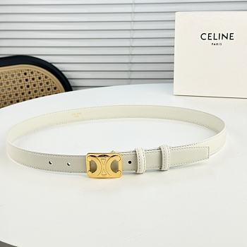 Celine belt white