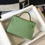 Hermes Kelly mini green epsom bag 20cm - 5