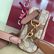 Gucci GG Marmont leather crossbody bag size 23x 16.5x 8cm - 3