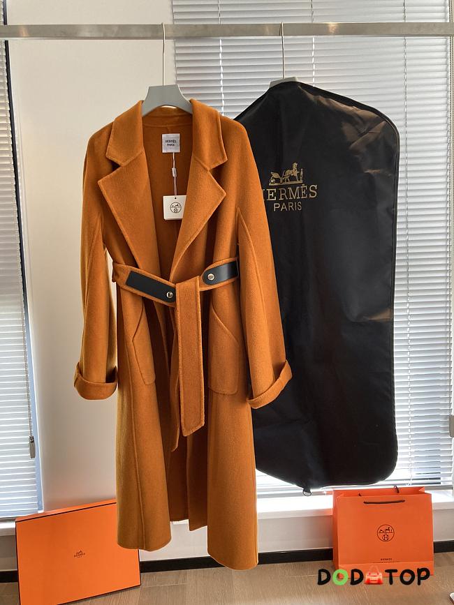 Hermes Women's Long Jacket orange - 1