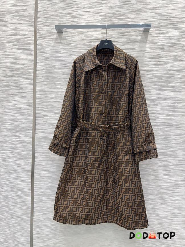 fendi Women's Long Jacket brown - 01 - 1