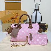Louis Vuitton Speedy P9 Bandoulière 40 pink bag size 25 x 15 x15cm - 1