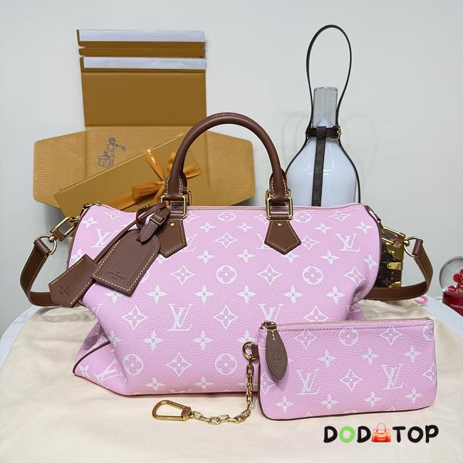 Louis Vuitton Speedy P9 Bandoulière 40 pink bag size 40x 26 x23 cm - 1