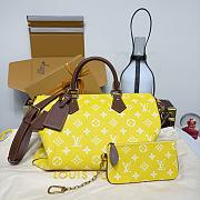 Louis Vuitton Speedy P9 Bandoulière 40 yellow bag size 40x 26 x23 cm - 1