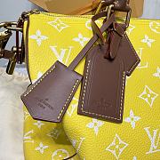 Louis Vuitton Speedy P9 Bandoulière 40 yellow bag size 40x 26 x23 cm - 4