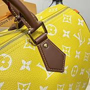 Louis Vuitton Speedy P9 Bandoulière 40 yellow bag size 40x 26 x23 cm - 2