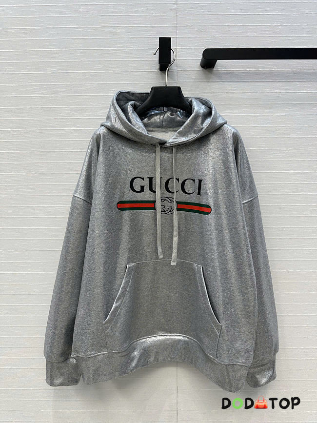 Gucci hoodie gray - 01 - 1