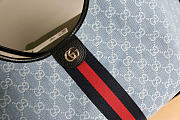 Gucci Giglio large tote bag denim size 50x47x14cm - 5