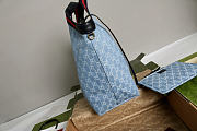 Gucci Giglio large tote bag denim size 50x47x14cm - 4