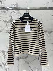 Dior Striped long-sleeve sweater - 4