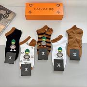LV Socks (5 pairs) - 01 - 6