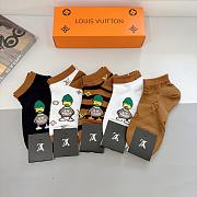 LV Socks (5 pairs) - 01 - 5