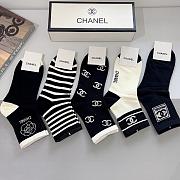 Chanel Socks (5 pairs) - 01 - 3