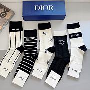 Dior Socks (5 pairs) - 01 - 6