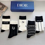 Dior Socks (5 pairs) - 01 - 5