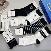 Dior Socks (5 pairs) - 01 - 2