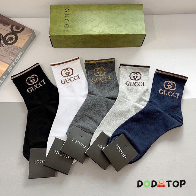 Gucci Socks (5 pairs) - 02 - 1