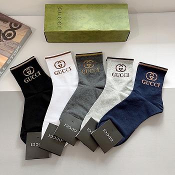 Gucci Socks (5 pairs) - 02