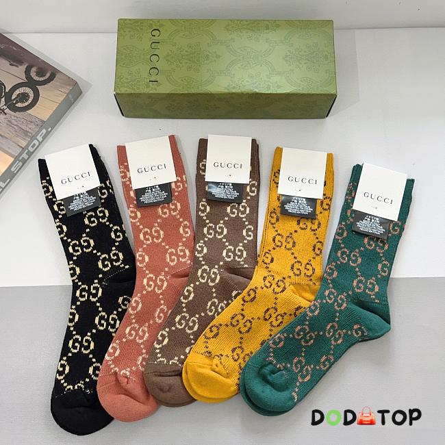 Gucci Socks (5 pairs) - 03 - 1