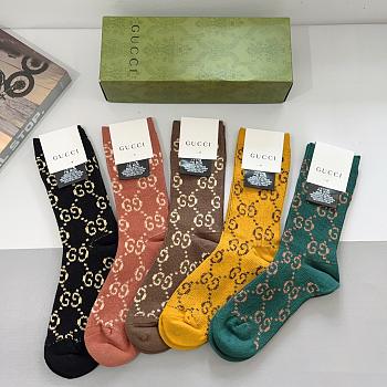 Gucci Socks (5 pairs) - 03