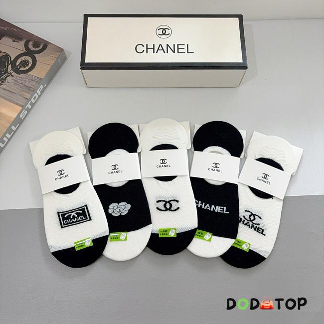 Chanel Socks (5 pairs) - 03 - 1