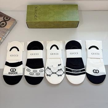 Gucci Socks (5 pairs) - 04