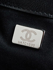 Chanel 25 black bag size 40x30x15 cm - 4