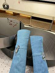 Givenchy Cuissardes En Cuir Shark Lock jean boots - 02 - 4