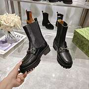 Gucci Women's Horsebit Ankle Boots black - 6