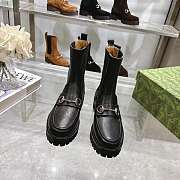 Gucci Women's Horsebit Ankle Boots black - 3