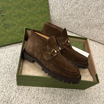 Gucci Women's Horsebit Ankle Boots - 01