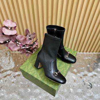 Gucci Women's Horsebit Ankle Boots black - 03