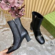 Gucci Women's Horsebit Ankle Boots black - 03 - 2